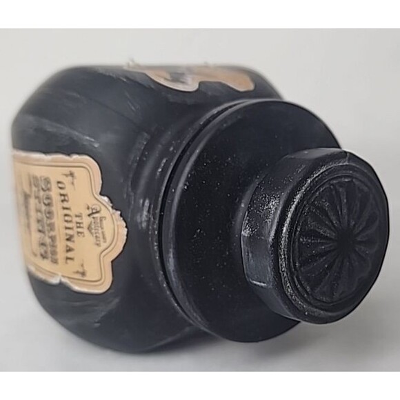 Scorpion Sting Apothecary Jar Handcrafted Black Aged Style Label - Picture 7 of 8